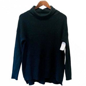 Devotion by Cyrus Womens XXS Knitted Long Sleeve Turtleneck Ribbed Sweater Black